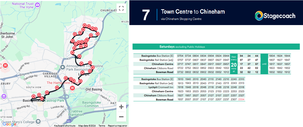 Chineham bus